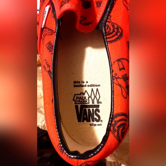 Vans X Paul Frank Limited Edition Slip-On *NWT* Vintage 2001 - Picture 6 of 16
